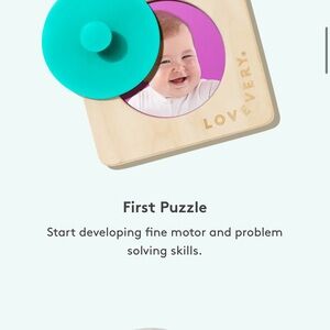 Lovevery Baby’s First Puzzle Game for Early Learning - Montessori style toy